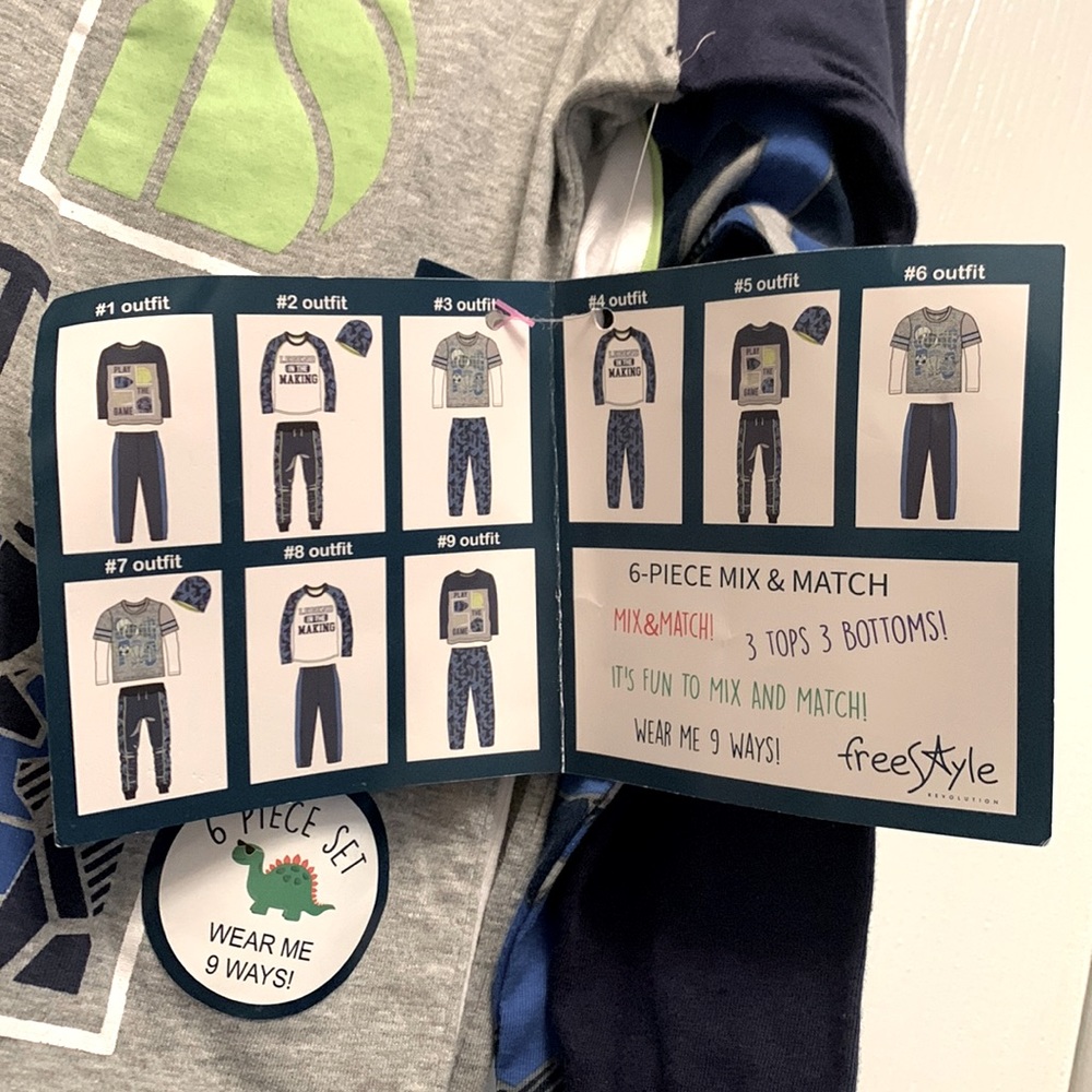 NWT 6 Piece Mix & Match Set